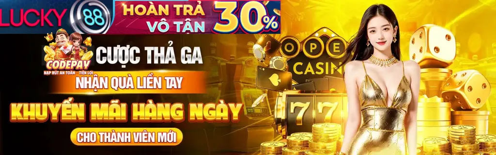 Thưởng chào mừng 100% cho lần nạp đầu tại vb9