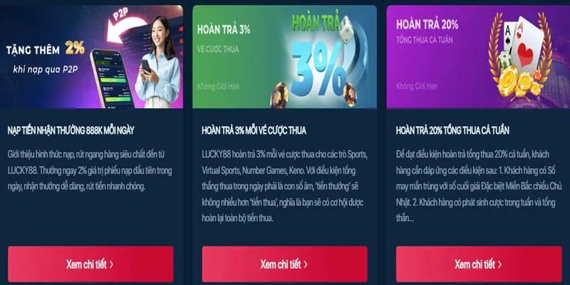 Thưởng chào mừng 100% lần nạp đầu tại vb9